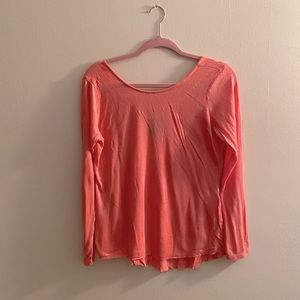Zara U-back long sleeve shirt
